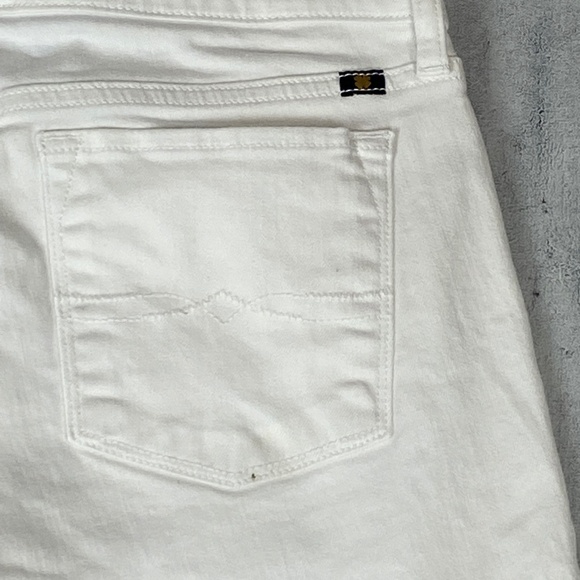 Lucky Brand Zoe Straight Crop Ankle Jeans White Size 6 / 28 Mid Rise - Picture 2 of 9